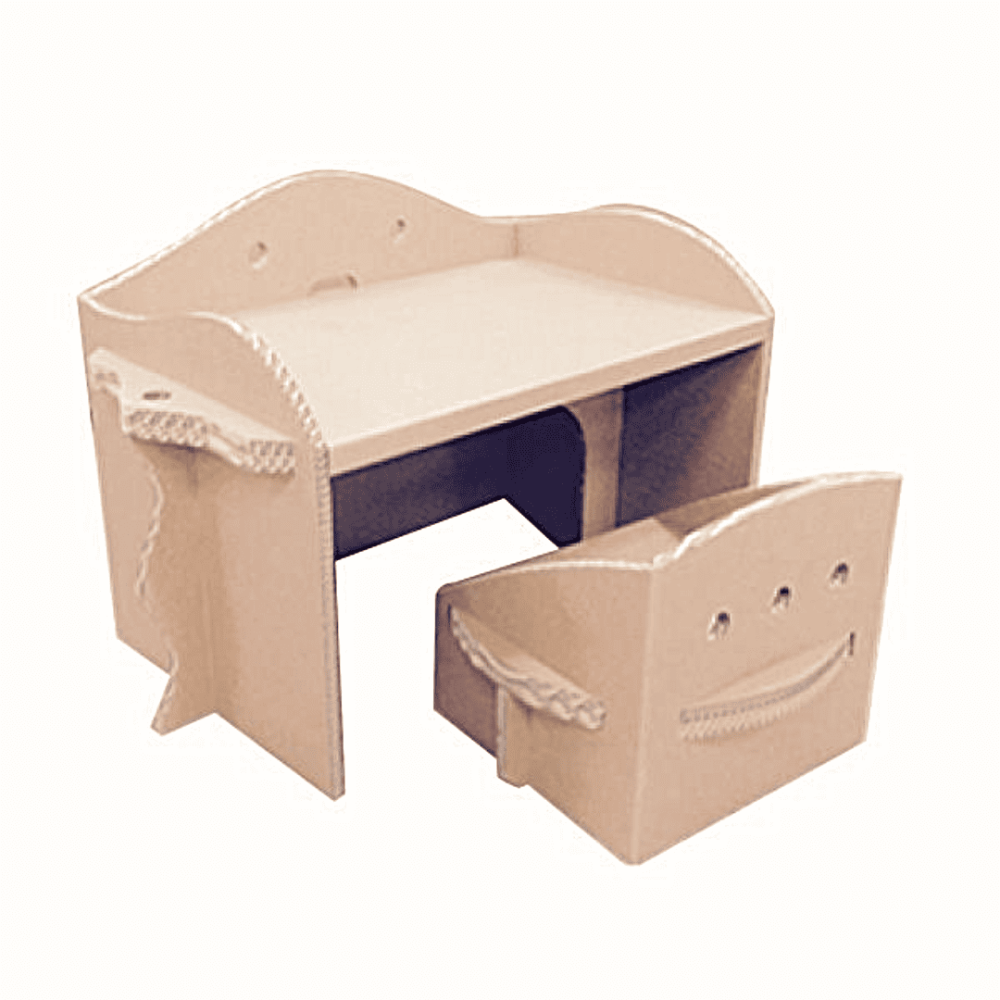 ダンボールデスク＆チェア